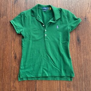 Ralph Lauren Green Slim Fit Polo